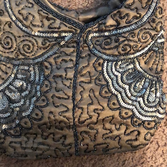 Brocade sequin bag - Picture 2 of 3